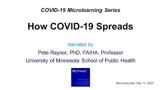 How COVID-19 Spreads