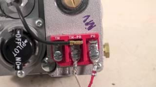 Gas millivolt wiring