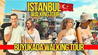  Istanbul’s Princes' Island Walking Tour 2024 | Scenic 4K Ultra HD Tour of Büyükada