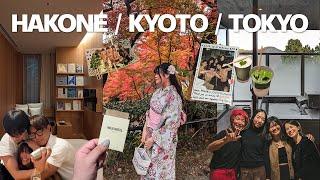 HAKONE, KYOTO, TOKYO  Ryokan stay, macho men, kimono rental, MUJI Hotel