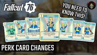 FALLOUT 76 | Finalized PERK CHANGES - Dec '24.