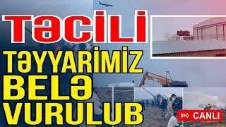 Təyyarimiz belə vurulub - Təcili - Xəbəriniz var? - Media Turk TV