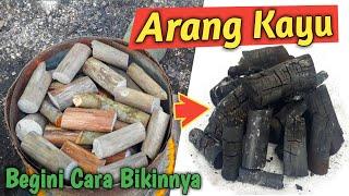 Cara Bikin Arang Kayu Menggunakan Kaleng Bekas