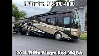 RV TRADER - 2014 Tiffin Alegro Red 38QBA - Bunkhouse 35,000 miles MINT CONDITION