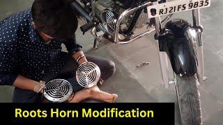 How To Install Roots Horn In Splendor+ All Bike At Home #splendor #splendormodified