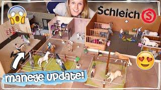 MIJN SCHLEICH PAARDEN MANEGE IS BIJNA KLAAR?!  STAL TOUR + UPDATE #9 | Daphne draaft door