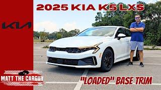2025 Kia K5 LXS: A "Fully Loaded" Base Trim Midsize Sedan! Review And Test Drive.