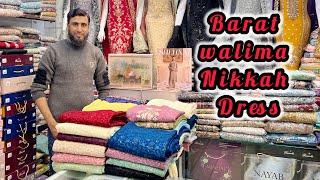 BARAT️WALIMANIKKAHDesginer DressChiffon x Rawsilk Suits & MaxisSpecial Discount On All Dresses