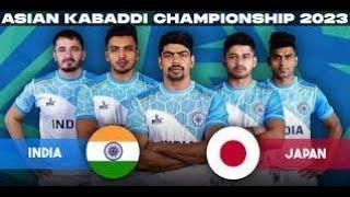 Japan  vs India  |Match Highlights|11th Asian Kabaddi Championship, Busan Korea|#asiacup2023