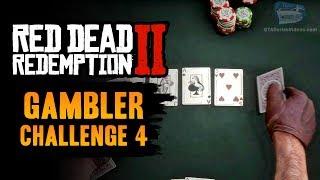 Red Dead Redemption 2 Gambler Challenge #4 Guide - Bust one Poker opponent out in each location