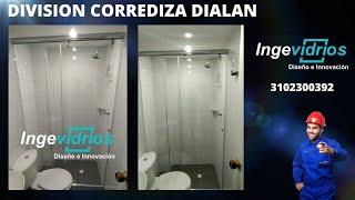 DIVISIONES DE BAÑO EN VIDRIO TEMPLADO BOGOTA-INGEVIDRIOS