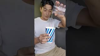 물이 사라지는 간단한 마술 트릭