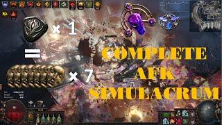 [POE 3.23] AFK Simulacrum, and actually surprisingly still make GOOD MONEY,