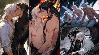 BL Manhwa Love Story | Love Between Fairy and Devil | Yaoi Historical Fantasy Anime Webtoon Romance