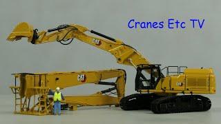 Diecast Masters Caterpillar 352 UHD Demolition Excavator by Cranes Etc TV