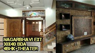 Nagarbhavi 30x40 New Home- 4BHK + Home Theater SOLd