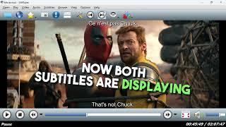 How To Display 2 Subtitles Simultaneously For Any Video