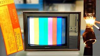 1978 Sony Trinitron CRT Screen Restoration | Renewal System Gun