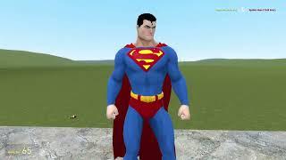 EPIC SHOWDOWN in GARRY'S MOD: SUPERMAN vs THE INCREDIBLE HULK!