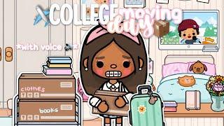 College Moving Day!  EP.1 || *with voice * || Toca Life World 