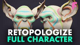 How to Retopologize a Full Character - 30 Min Free Excerpt