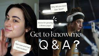 Q & A | Skin care routine, Gymshark, Workout Routine