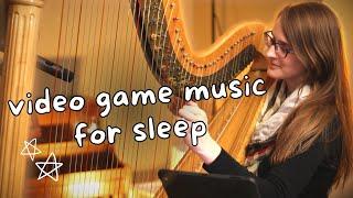 Classic Video Game Music for Sleep  17 minutes of relaxing harp music