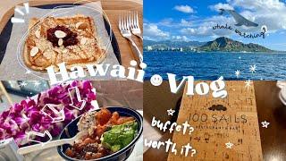 Hawaii Vlog | Whale Watching | 100 Sails Dinner Buffet - Was it worth it?