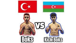 TÜRKİYE (BOKS) VS AZERBAYCAN (KİCK BOKS) ÇOK SERT MAÇTI !