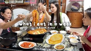 what i eat in a week at my KOREAN GRANDMA's house in BUSAN (Korean Food + Hanok Family Staycation) 