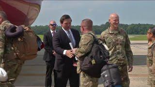 DeSantis sends off Florida National Guard's 125th Fighter Wing