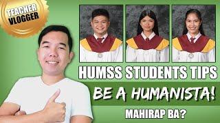 HUMSS Strand Tips from Senior High School HUMSS Students | SHS Tips for Incoming Grade 11