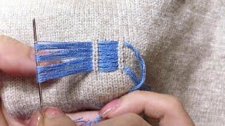 The Amazing Way to Fix a Hole in a Sweater