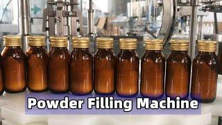 Powder Filling Machine丨Medicine Powder Filling Capping Machine With Dust Collector