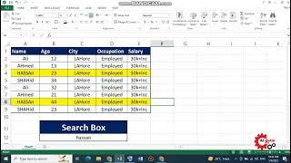 Excel Quick Search || Excel Amazing Tips || Lesson 2