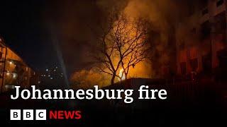 Johannesburg fire: 74 people killed including children after building blaze - BBC News