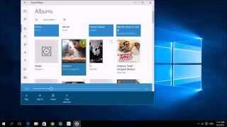New Features Microsoft's Groove music with windows 10