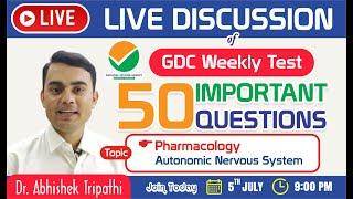 Live Discussion on GDC Weekly Test questions(04th July 2021) with Explanations