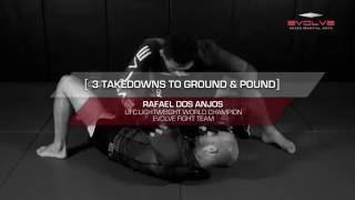 UFC Champion Rafael Dos Anjos' 3 Essential MMA Takedowns | Evolve University