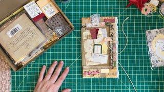 Chatty Update | Random Ephemera Making | Your Creative Studio Oct 2023 Unboxing #jounalsupplies