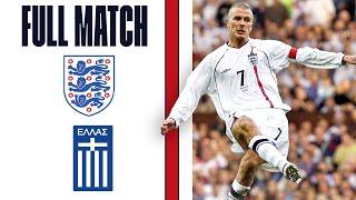 FULL MATCH | England v Greece | 2002 World Cup Qualifiers | England