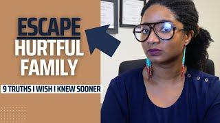 HOW TO GET AWAY FROM TOXIC FAMILY RELATIONSHIPS THAT HURT YOU || LIVE