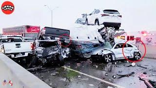 155 SHOCKING Car Crashes Moments Compilation 2025: Idiots in Cars Caught On Camera