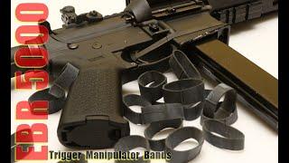 EBR5000 Trigger Manipulator Bands aka "Rubber Bands" are NOT machine gun conversion devices.