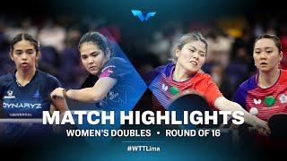 Melanie Diaz/Adriana Diaz vs Cheng Hsien-Tzu/Huang Yu-Wen | WD | WTT Contender Lima 2022 | (R16)