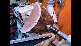 Woodturning - The Emerging Walnut Bowl (Giveaway Video)