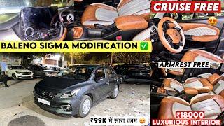 2025 BALENO BASE MODEL MODIFICATIONBALENO SIGMA TO ALPHA MODIFIED WITH PRICECRUISE ARMREST FREE
