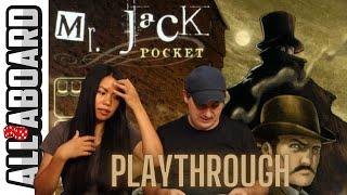 MR. JACK POCKET | Board Game | 2 Player Playthrough | How to Play and Full Playthrough