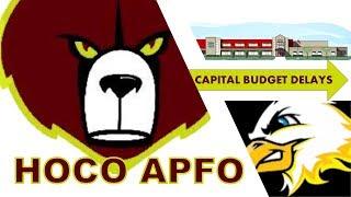 HOCO APFO -  2021 CAPITAL BUDGET SCALEBACK