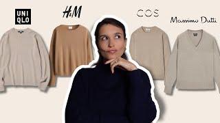 BATTLE OF THE CASHMERE SWEATERS: Is Fast-fashion Up To The Challenge?